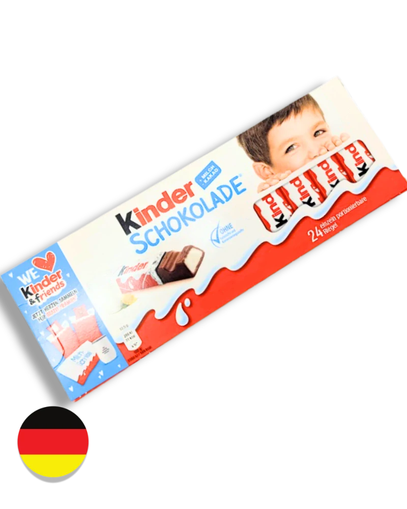Kinder Riegel čokoládové tyčinky – 24 ks, 300 g