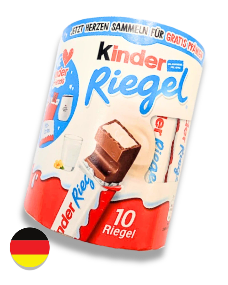 Kinder Riegel čokoládové tyčinky – 10 ks, 210 g
