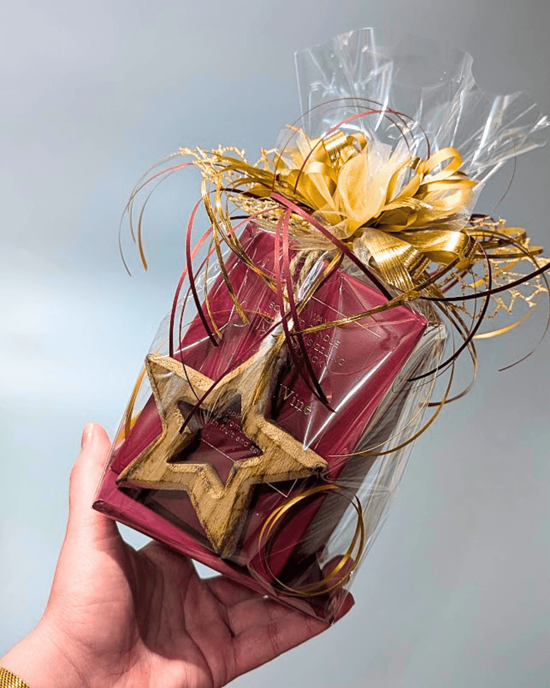 VÁNOCE Dárkový balíček se svíčkou MULLED WINE a HVĚZDIČKA