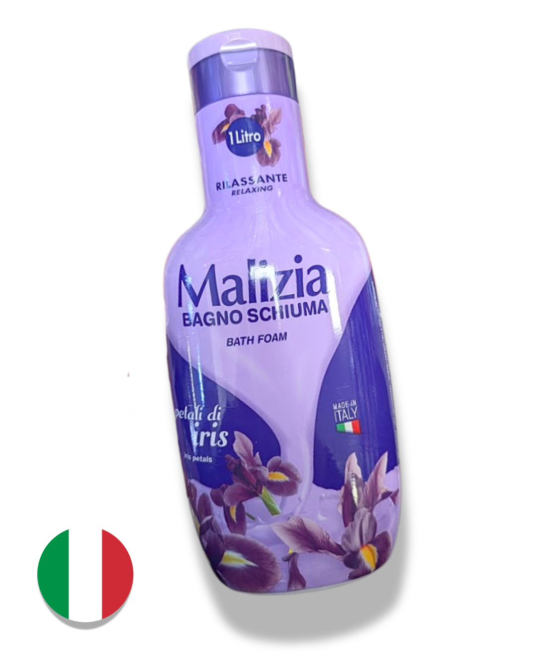 Malizia pěna do koupele a sprchový gel Iris Petals (Kosatec) 1000 ml