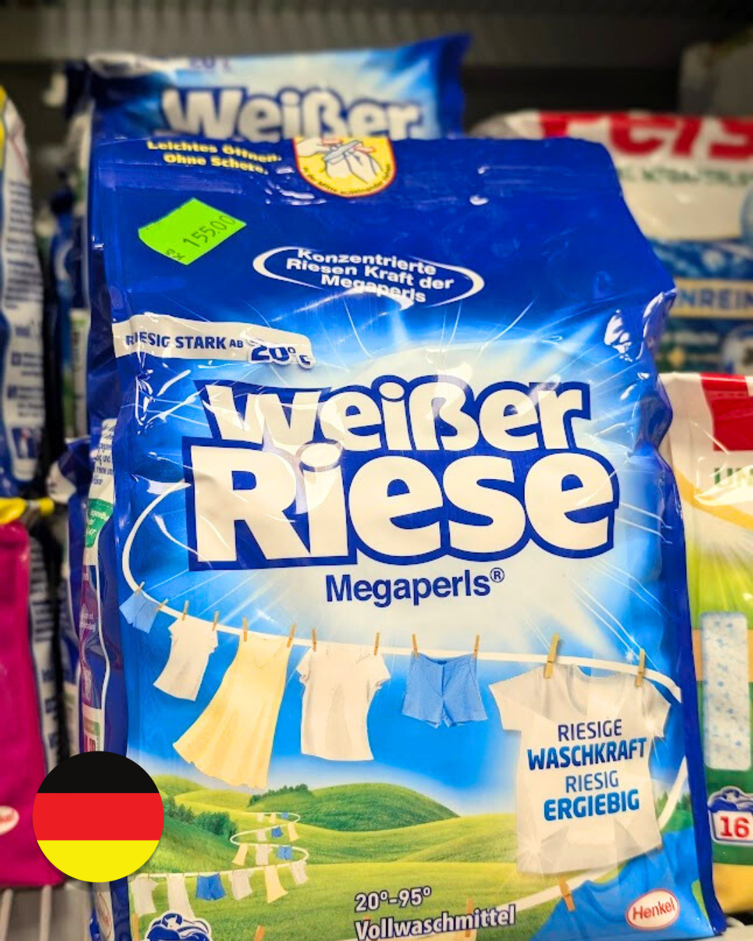 Prací prášek WEISSER RIESE Megaperls ,19 dávek – 1,14 kg