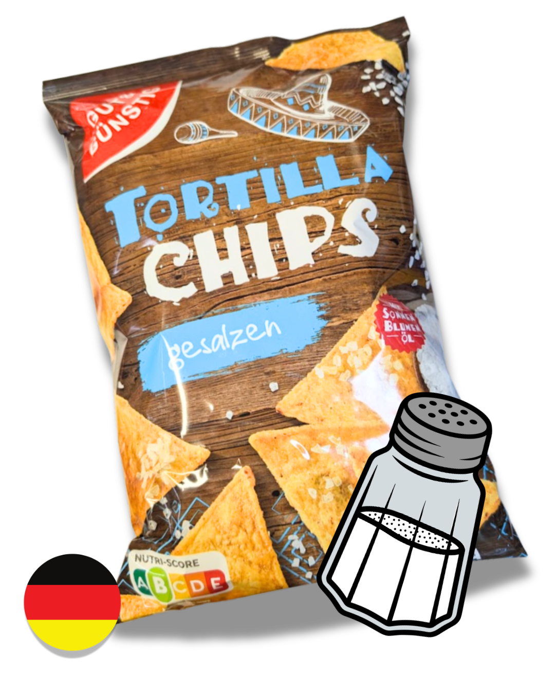 EDEKA Tortilla Chips přírodně solené 300 g