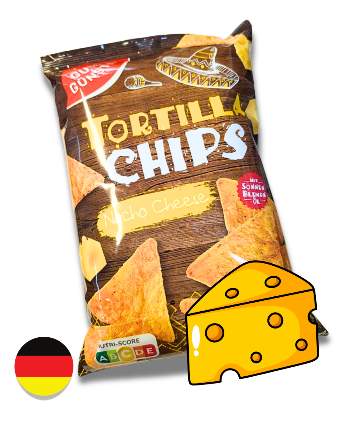 EDEKA Tortilla Chips Nacho se sýrem 300 g
