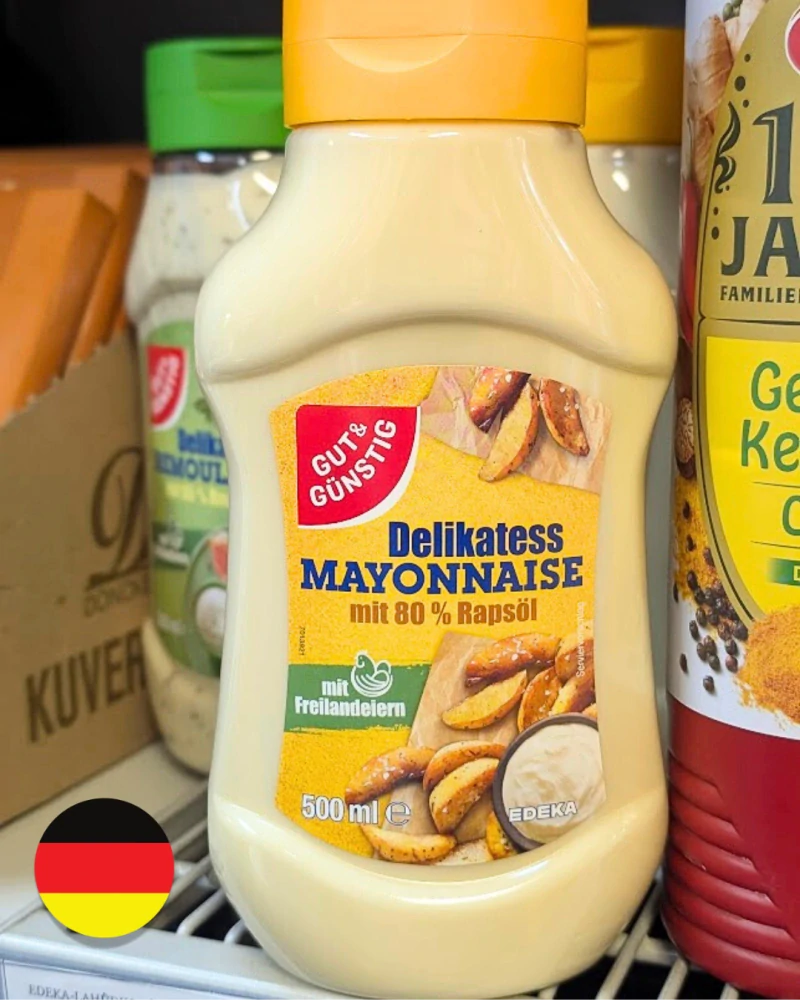 EDEKA Lahůdková majonéza s 80% řepkovým olejem 500 ml