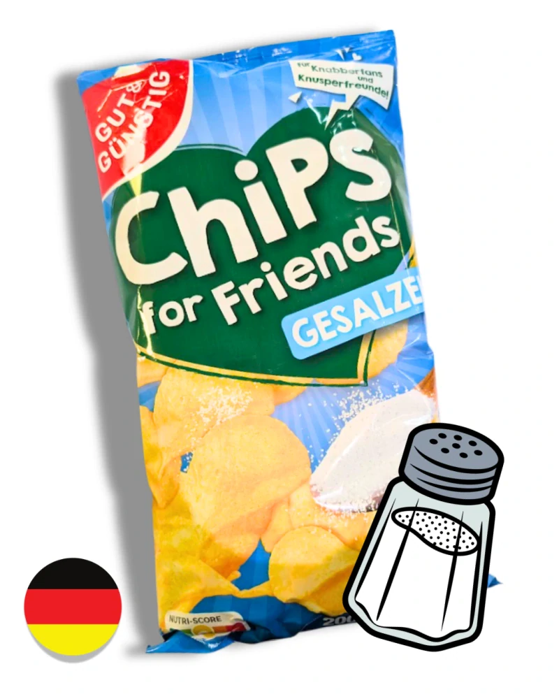 EDEKA Chipsy solené 200 g