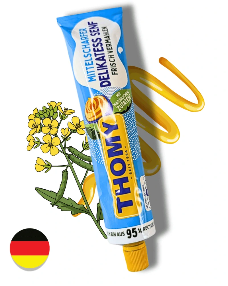 Thomy delikátní hořčice v tubě - 200ml