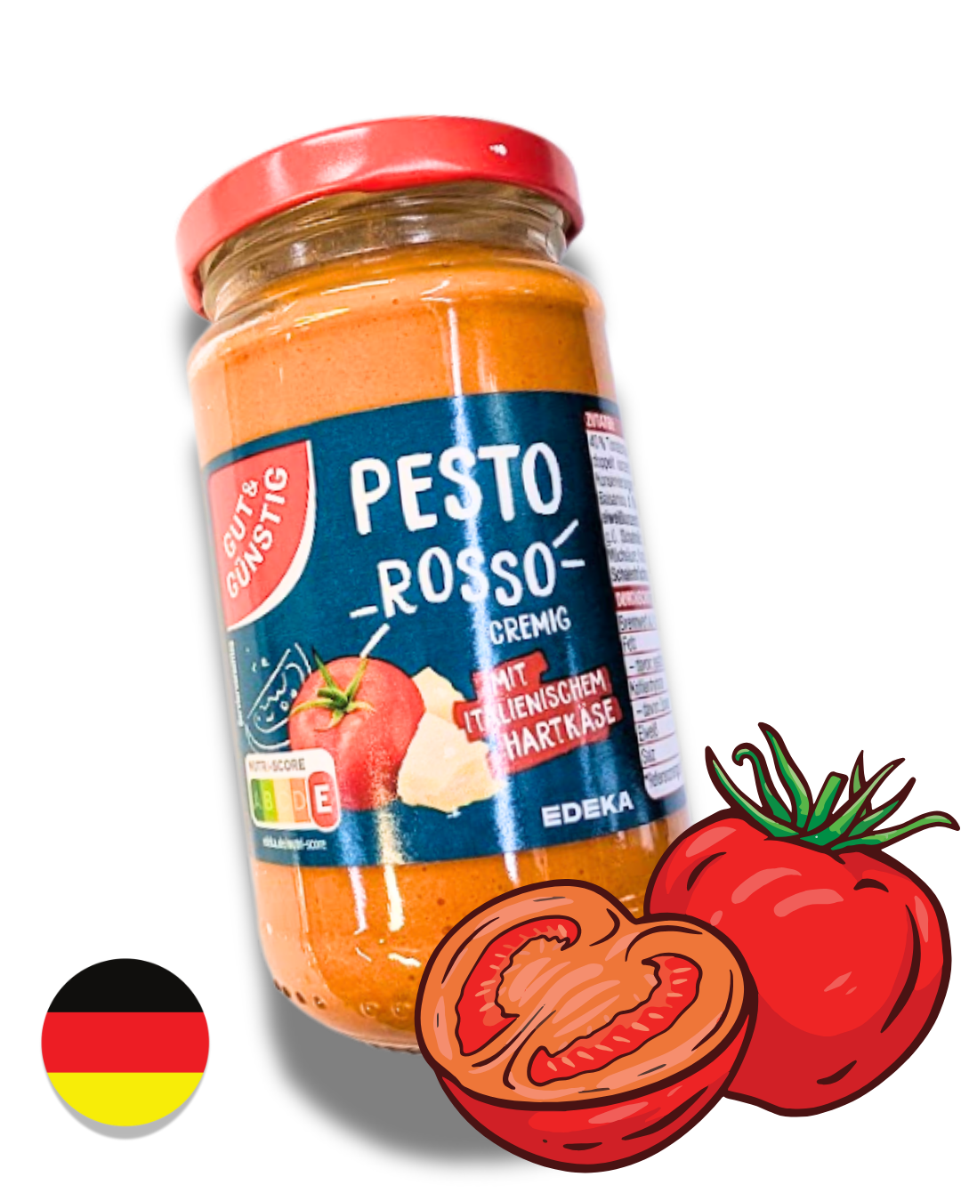 ITÁLIE - EDEKA Pesto Rosso - rajčatové 190g