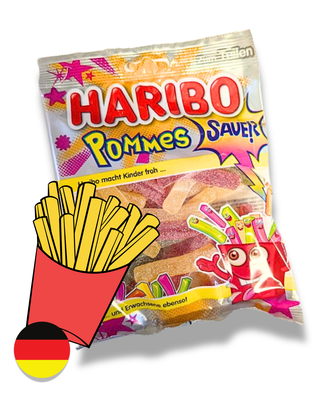 Haribo kyselé hranolky 175 g