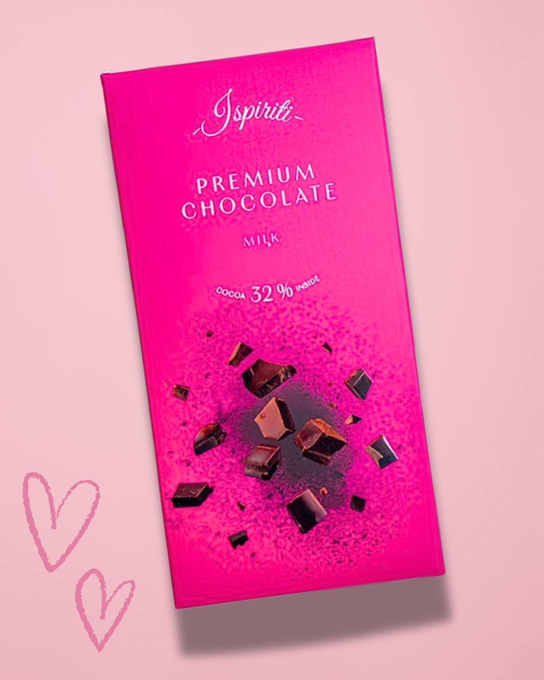 ISPIRITI Mléčná čokoláda 32% 80g