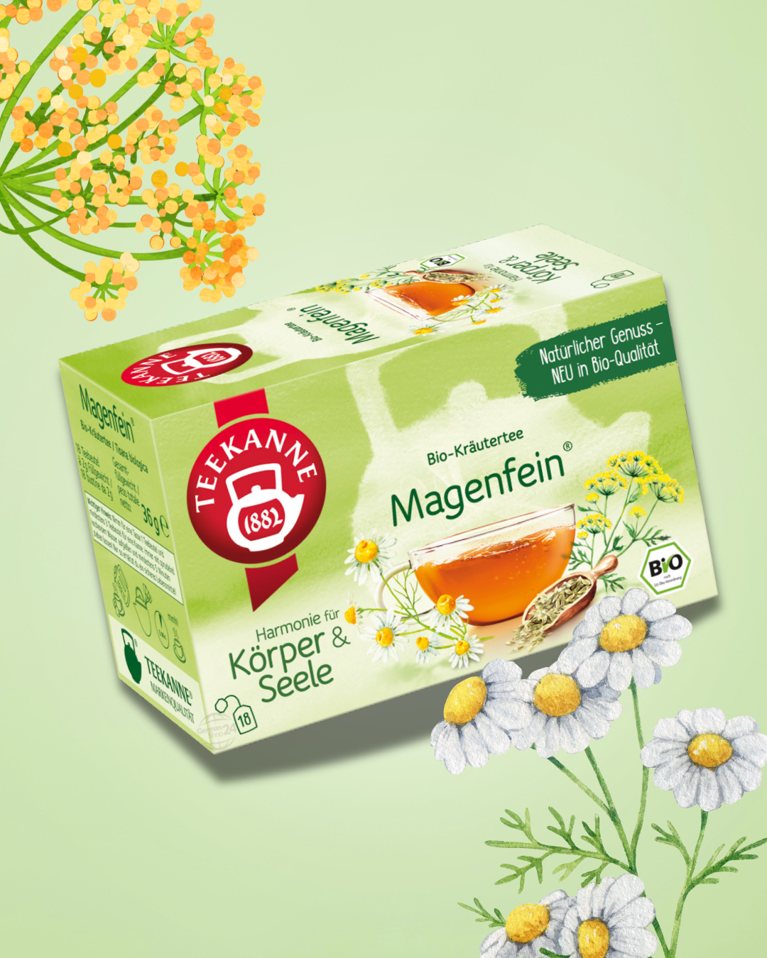 TEEKANNE čaj bylinkový Žaludek v pořádku (36 g) – Magenfein