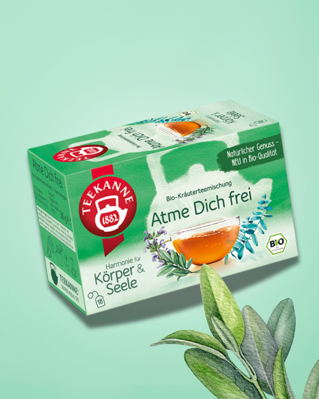 TEEKANNE čaj bylinkový VOLNÉ DÝCHÁNÍ – ATME DICH FREI 36 g