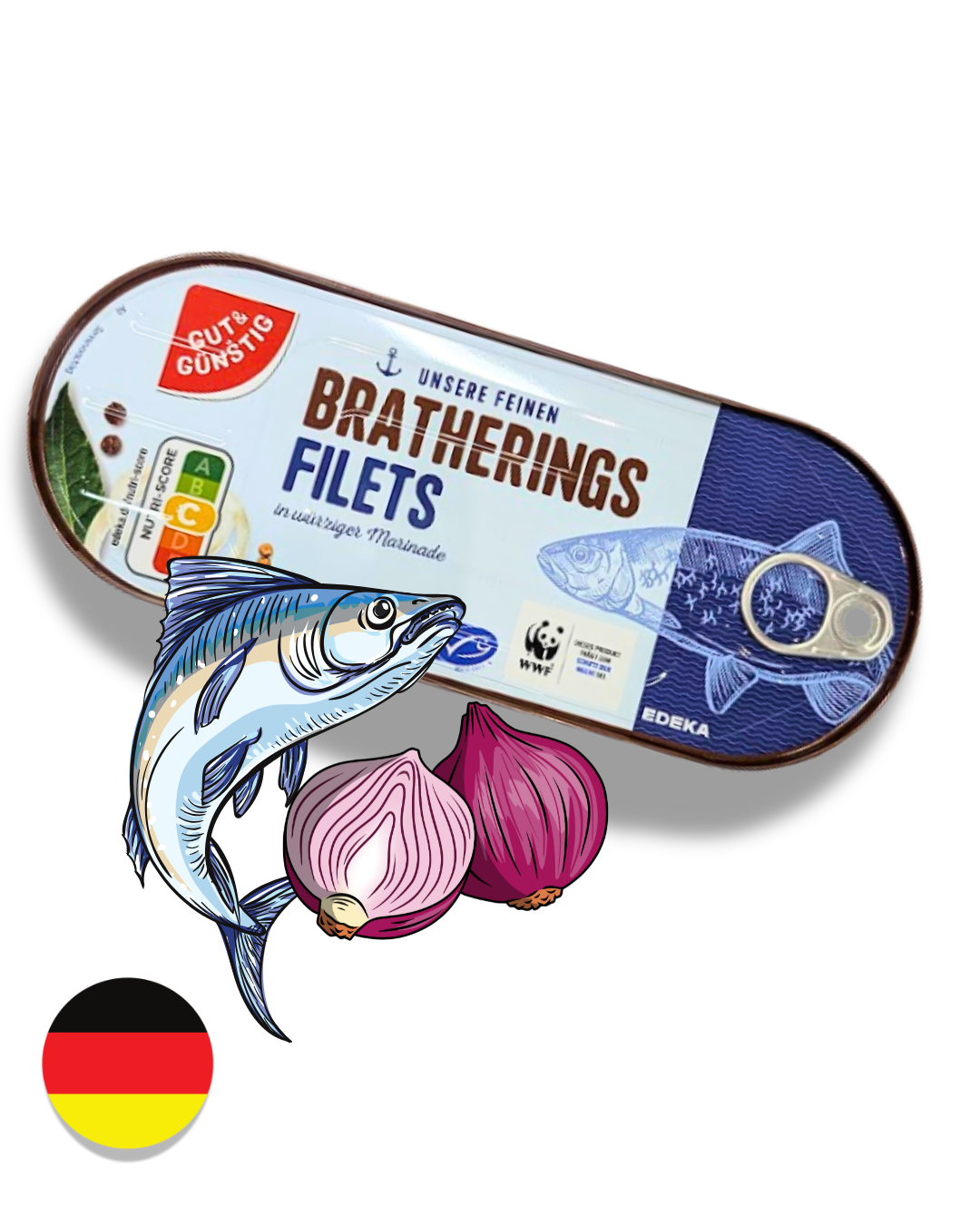 EDEKA Smažené sleďové filety 325g/200g