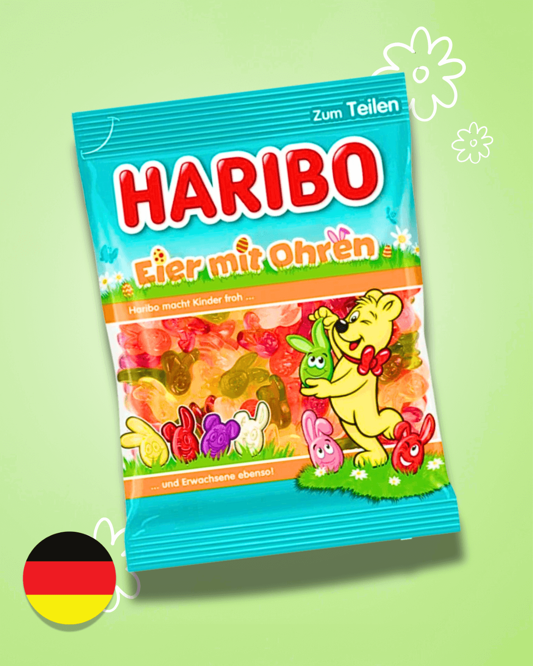 VELIKONOCE HARIBO Eier mit Ohren - Vajíčka s ouškem 200g