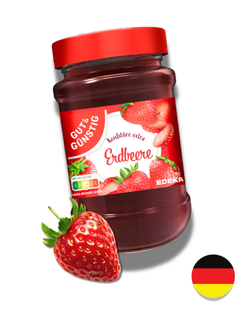 EDEKA G&G Ovocný džem – JAHODOVÝ 450 g