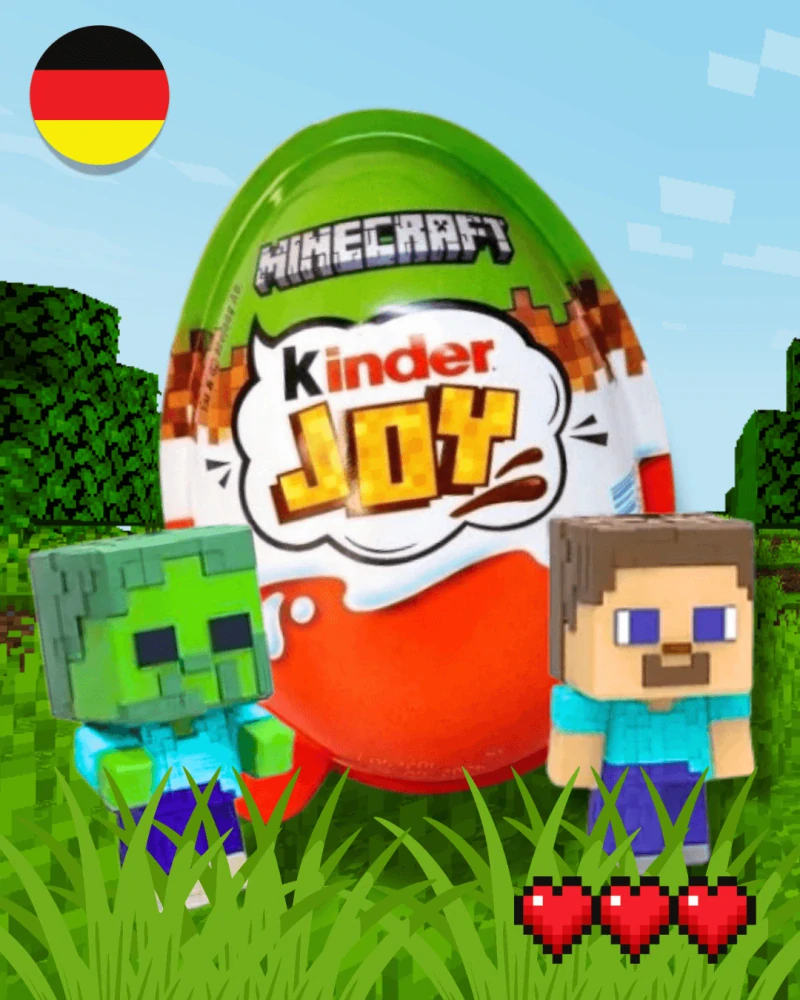 Kinder vajíčko KINDER JOY 20 g - LIMITOVANÁ EDICE MINECRAFT