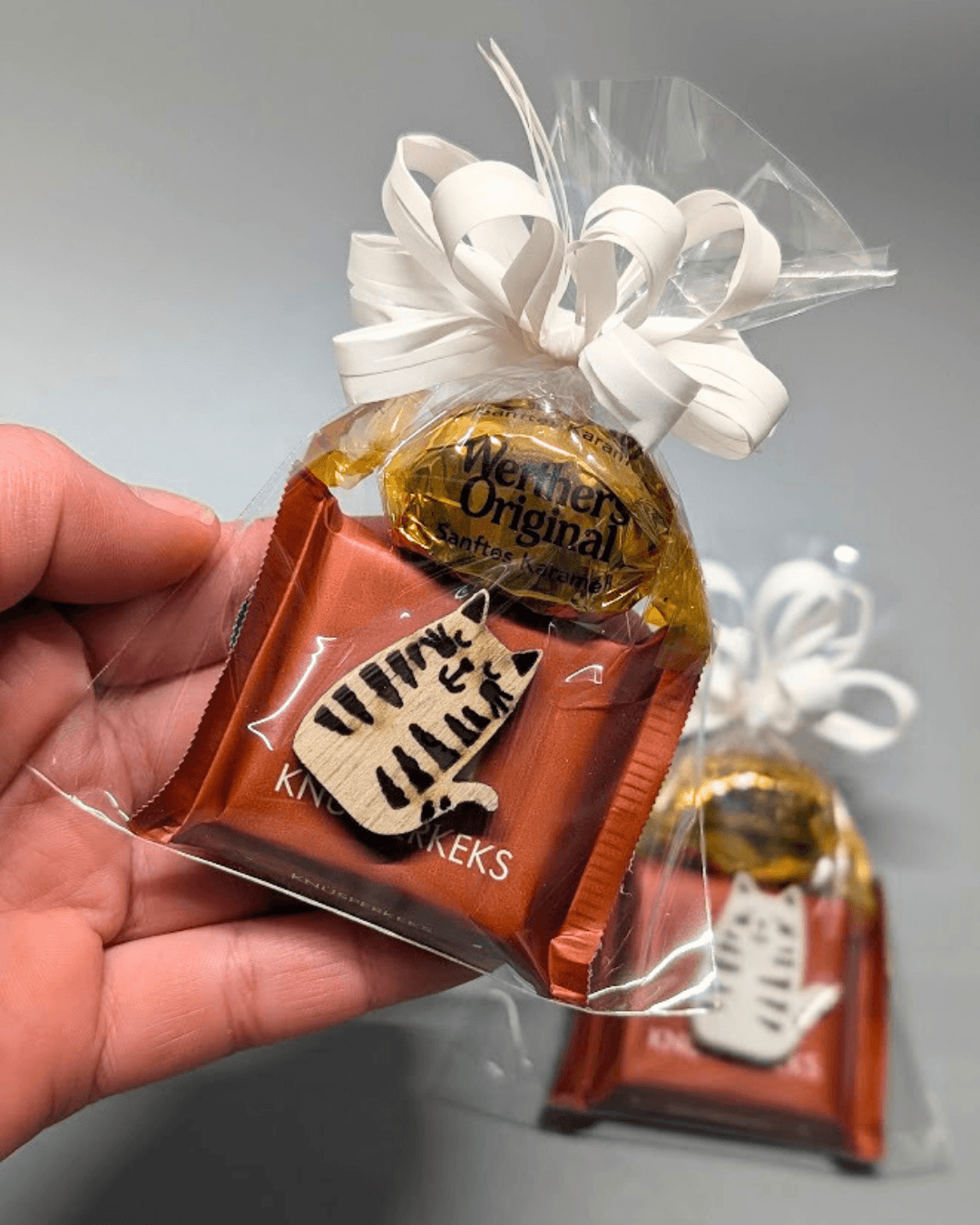 Mini balíček KOČIČKA (mléčná se sušenkou)