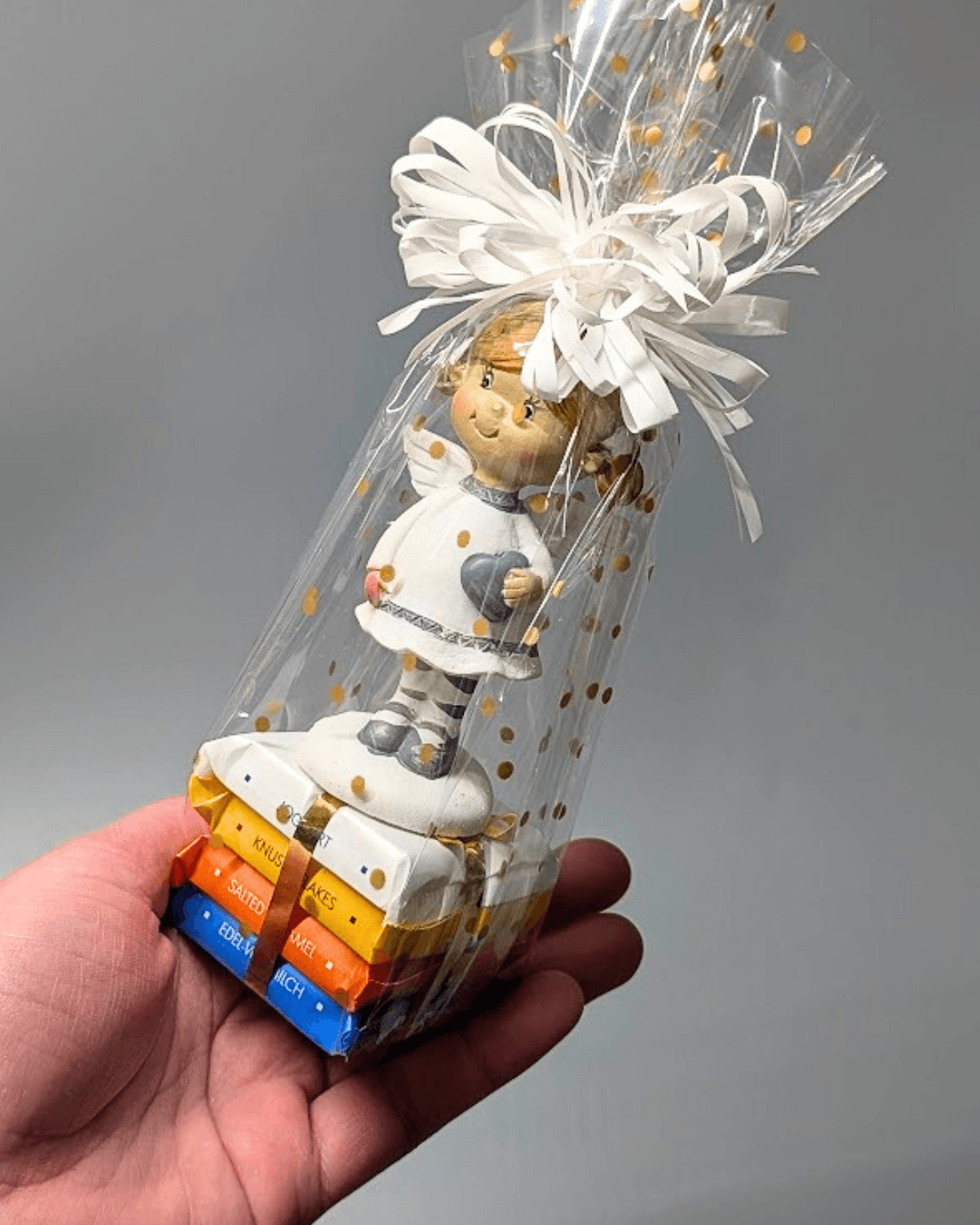 Mini dárkový balíček Ritter sport čokoládky ANDĚLKA VIKTORKA
