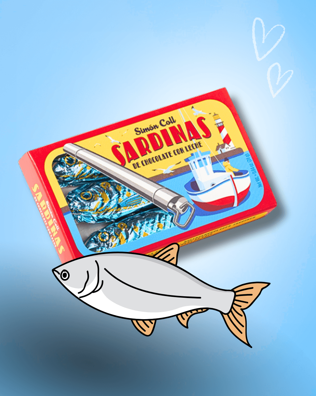 SIMON CÓLL Sardinky z mléčné čokolády 24 g