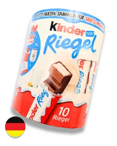 Kinder Riegel čokoládové tyčinky – 10 ks, 210 g