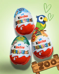 Kinder vajíčko Originál z Německa 20 g ZOO EDICE