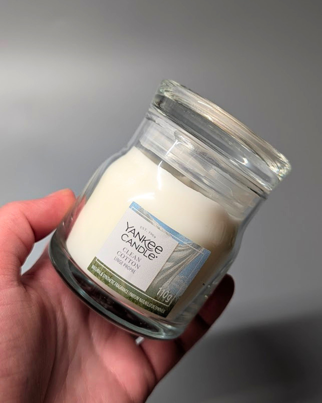 YANKEE CANDLE Svíčka CLEAN COTTON 110 g