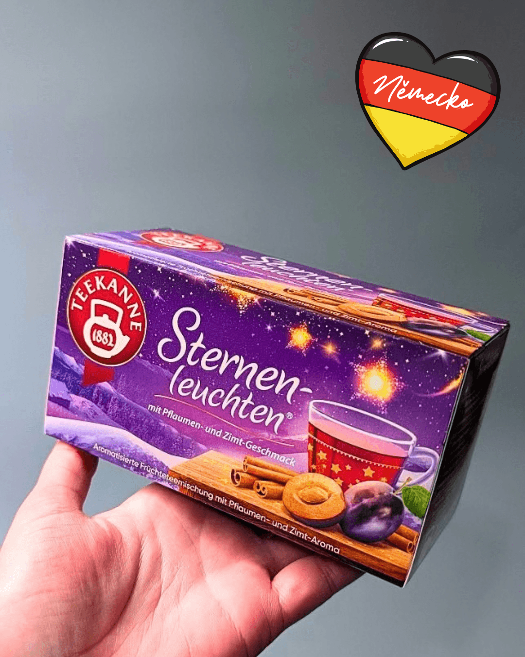 VÁNOCE-Teekanne čaj Sternenleuchten – Svítící hvězdy (50g)