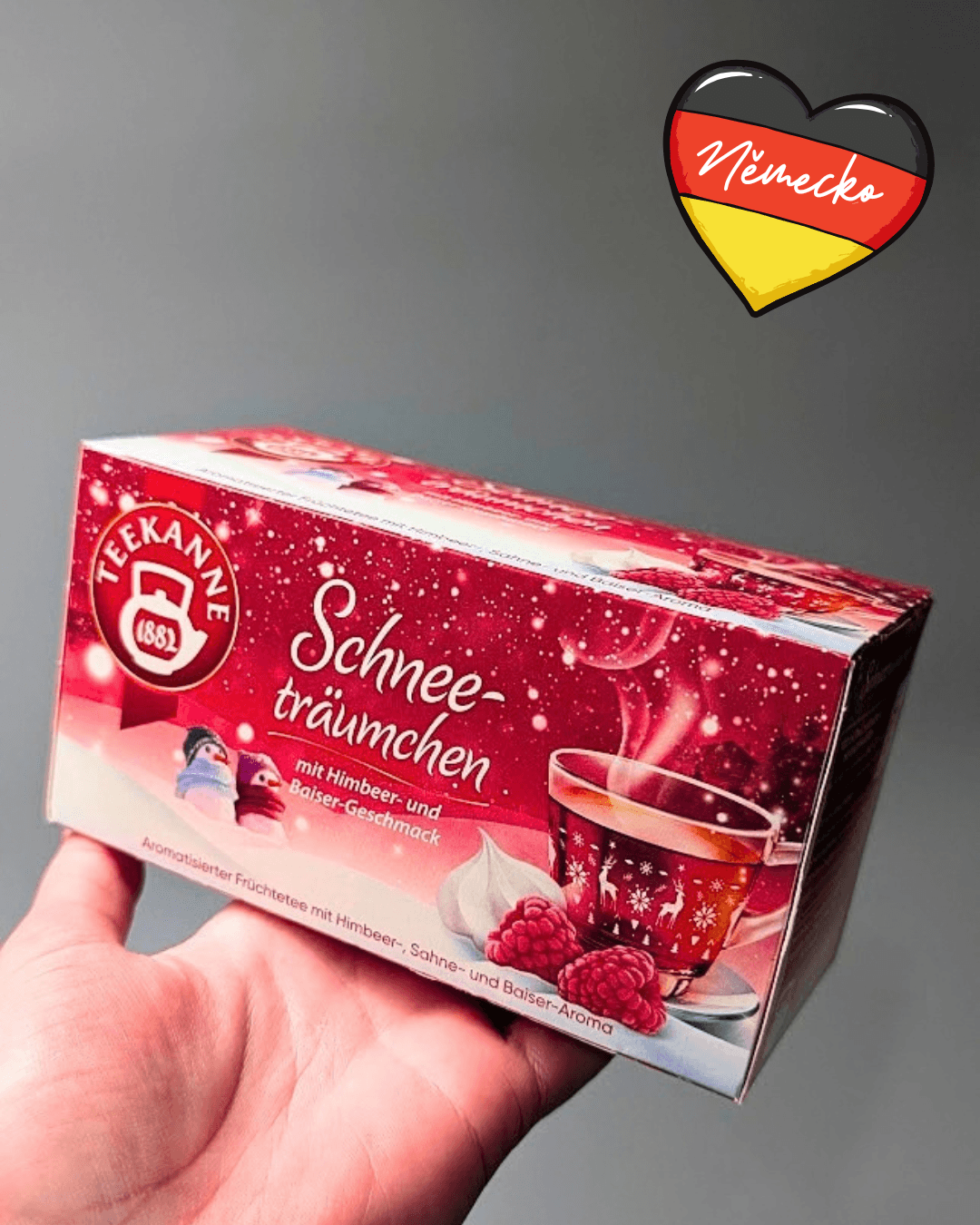 VÁNOCE-Teekanne čaj Schneeträmchen – Sněhové sny (40,5 g)