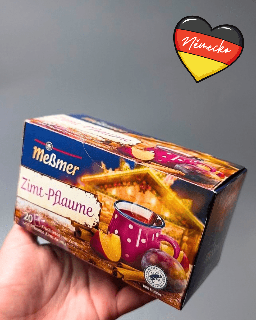 VÁNOCE- ZIMT-Pflaume Skořice a švestka 20x2,5g = 50g