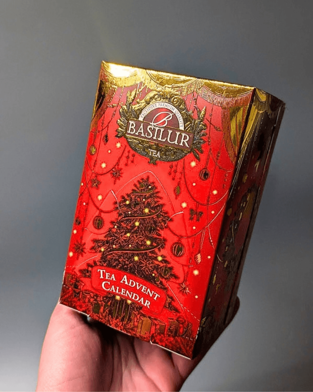 VÁNOCE-BASILUR čaj Adventní kalendář 24 sáčků, 42,4 g