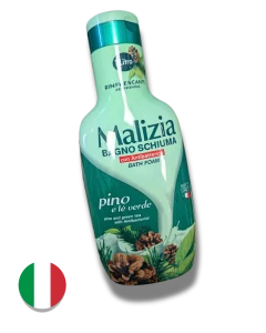 Malizia pěna do koupele a sprchový gel Pine and Green Tea (borovice a zelený čaj) 1000 ml
