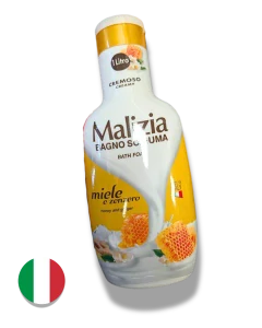 Malizia pěna do koupele a sprchový gel Honey a Ginger (Med a zázvor) 1000 ml