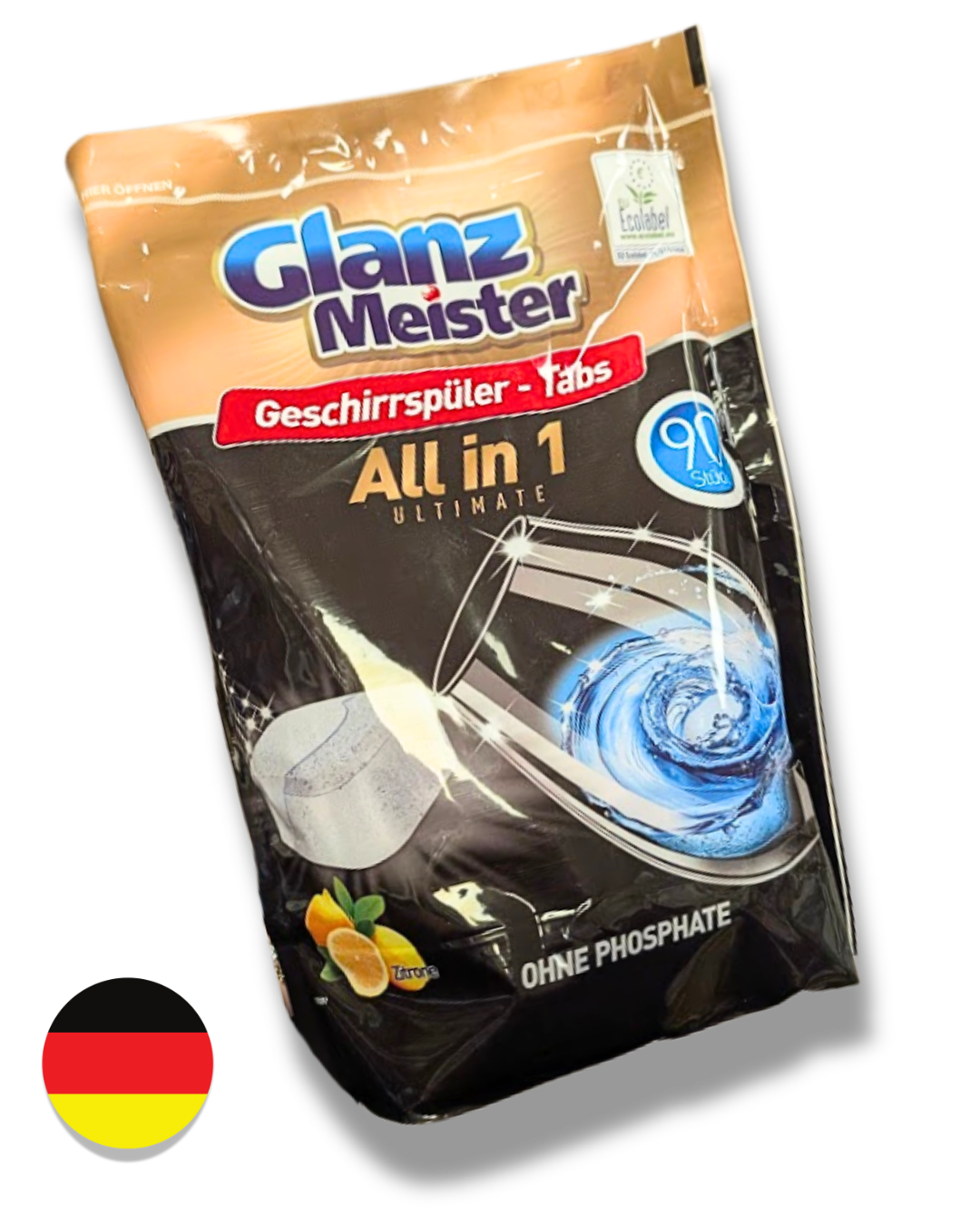 Tablety do myčky Glanz Meister ALL in1 ULTIMATE citrus – 90 ks