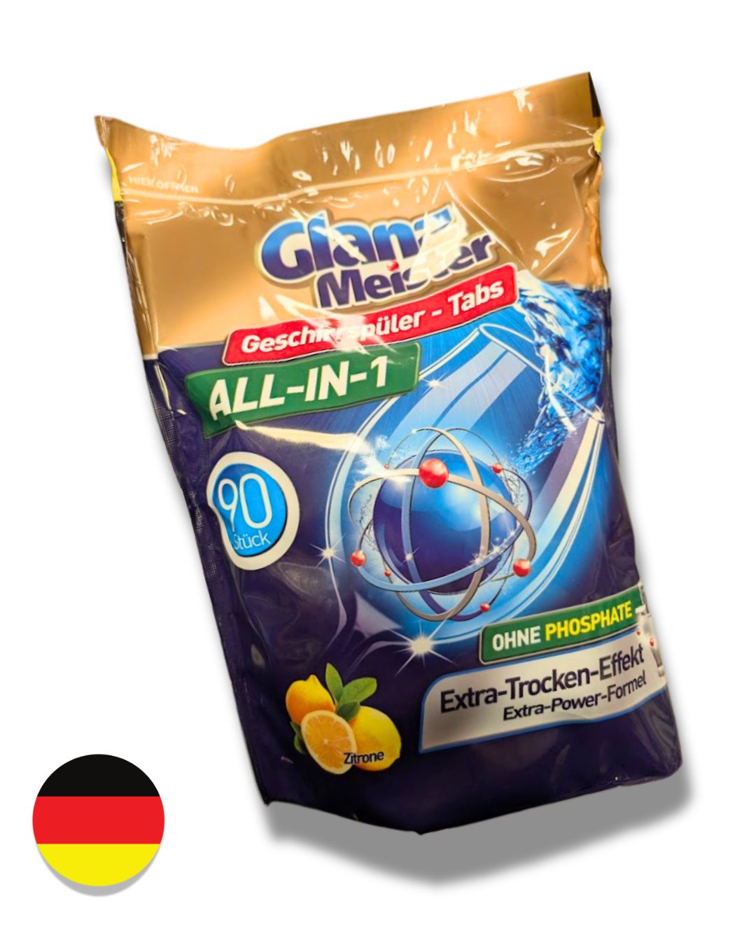 Tablety do myčky Glanz Meister ALL in1 citrus – 90 ks