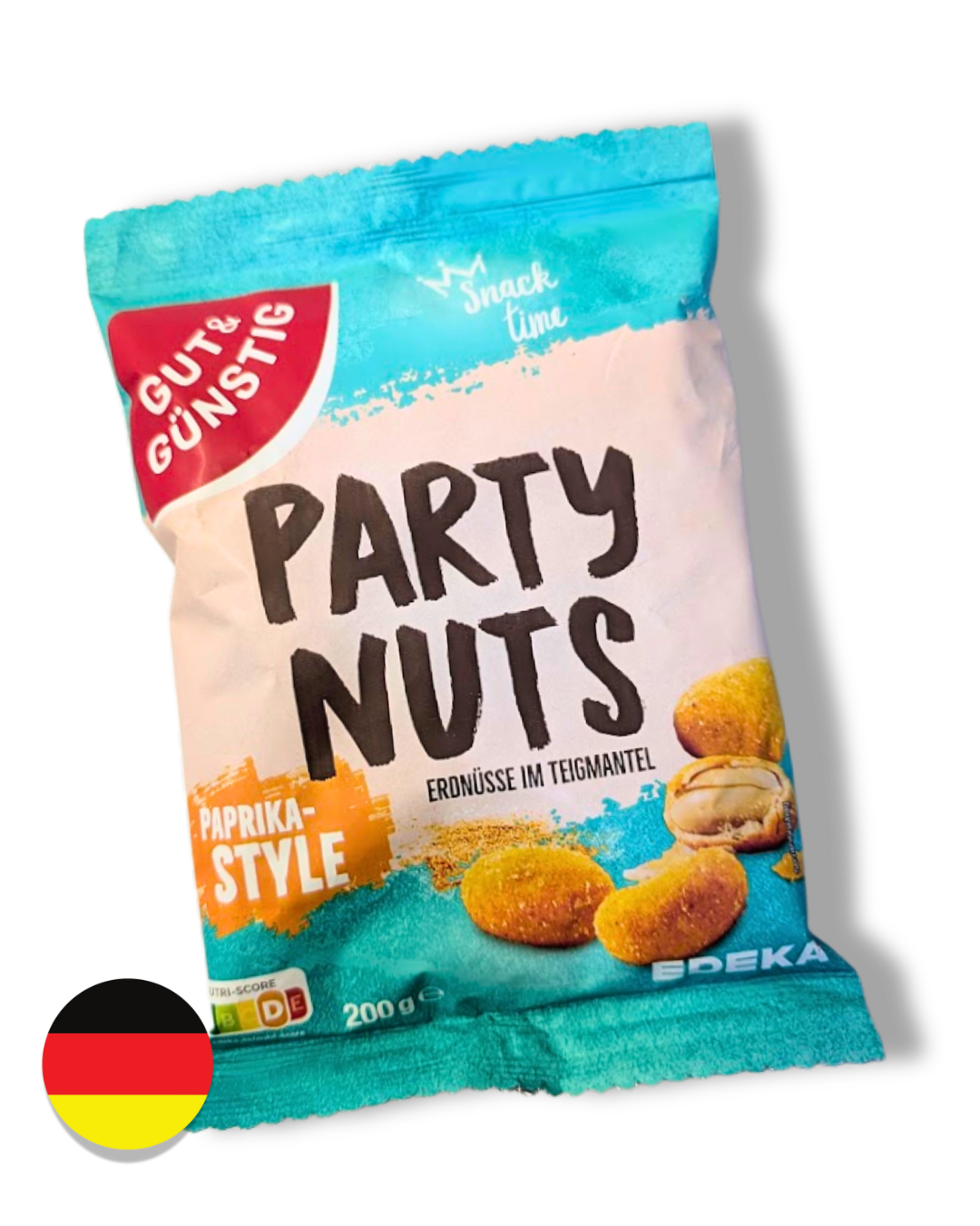 OŘÍŠKY - EDEKA Party nuts Arašídy v paprikovém těstíčku 200 g