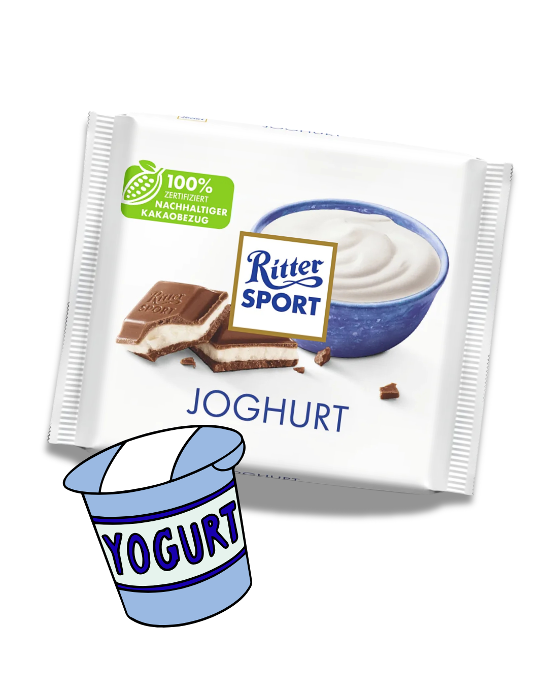 Ritter Sport čokoláda JOGHURT 100 g