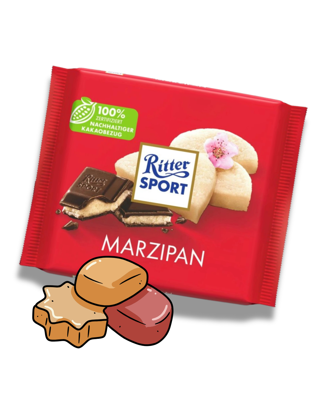 Ritter Sport čokoláda MARZIPAN 100 g