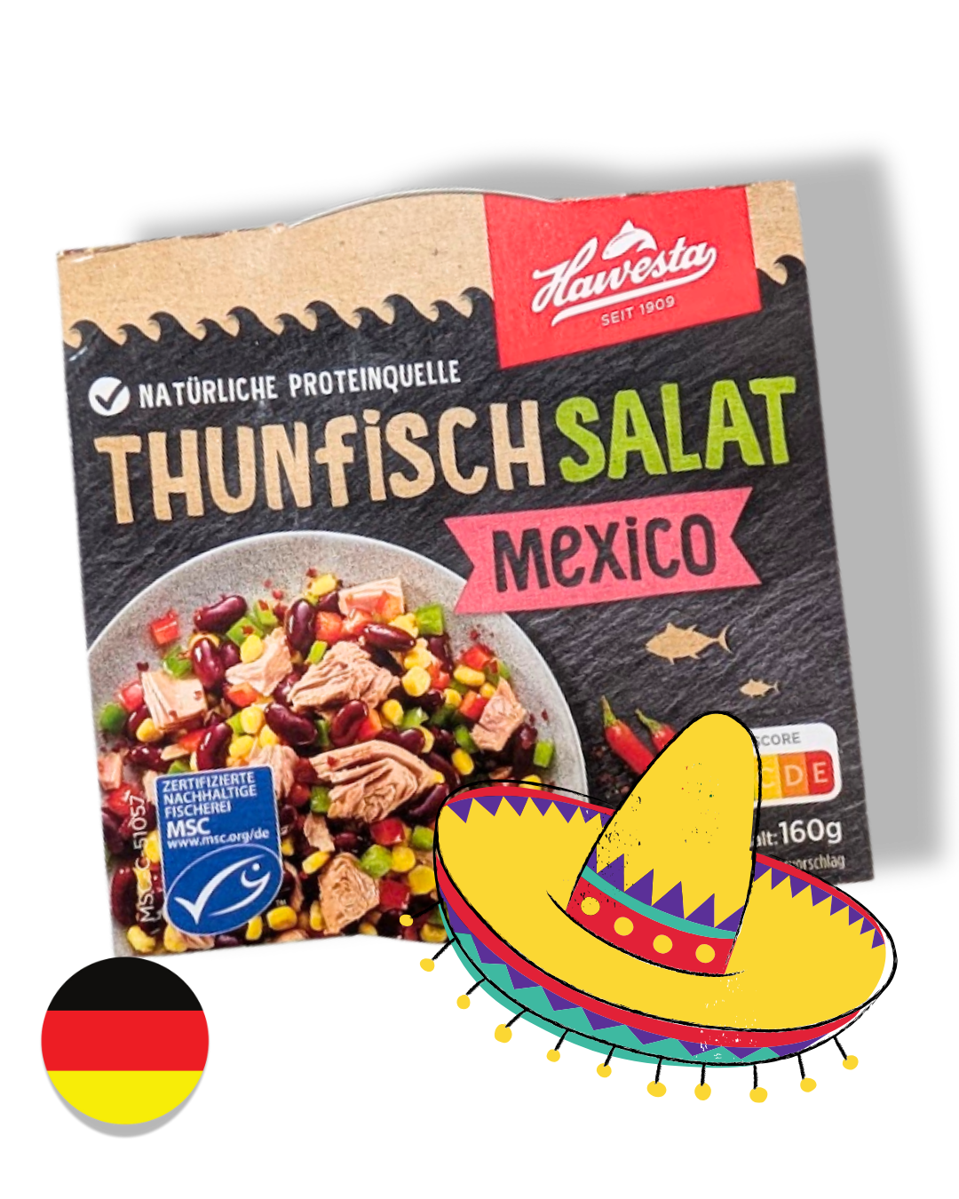 HAWESTA Tuňákový salát na mexický způsob, 160 g