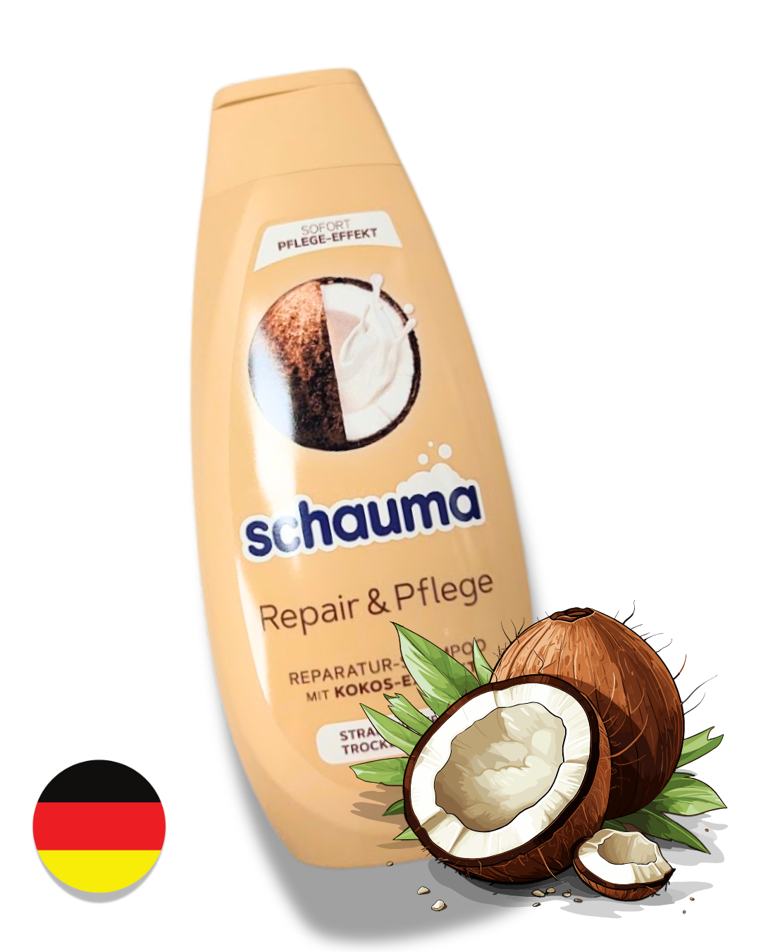 Schauma Repair & Pflege KOKOS– regenerační šampon 400 ml
