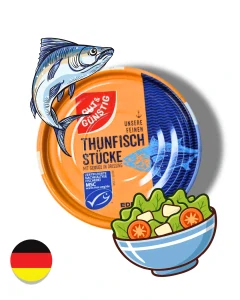 EDEKA Tuňák se zeleninou v dresingu– 185g