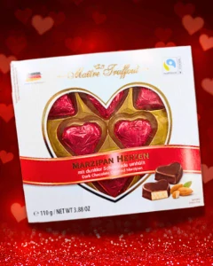 Maitre Truffout Marzipan Hearts 110g