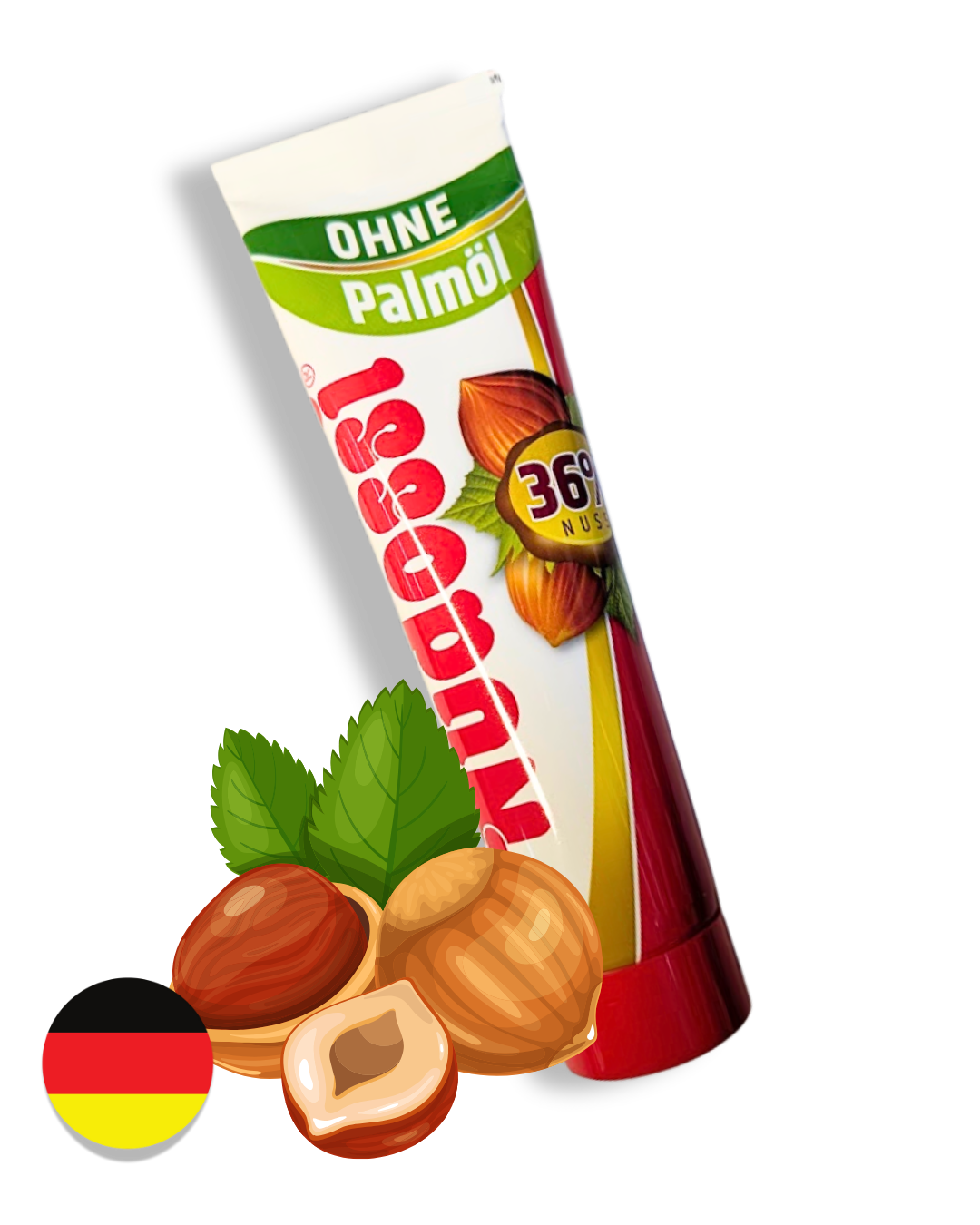Nudossi oříškovo-nugátový krém, 185g