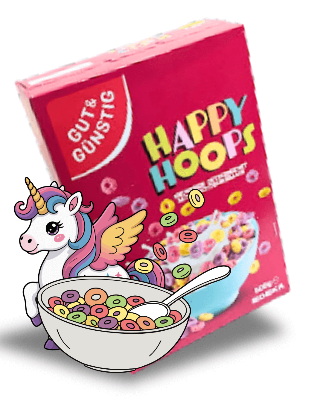 EDEKA Celozrnné ovesné kroužky HAPPY HOOPS 500 g