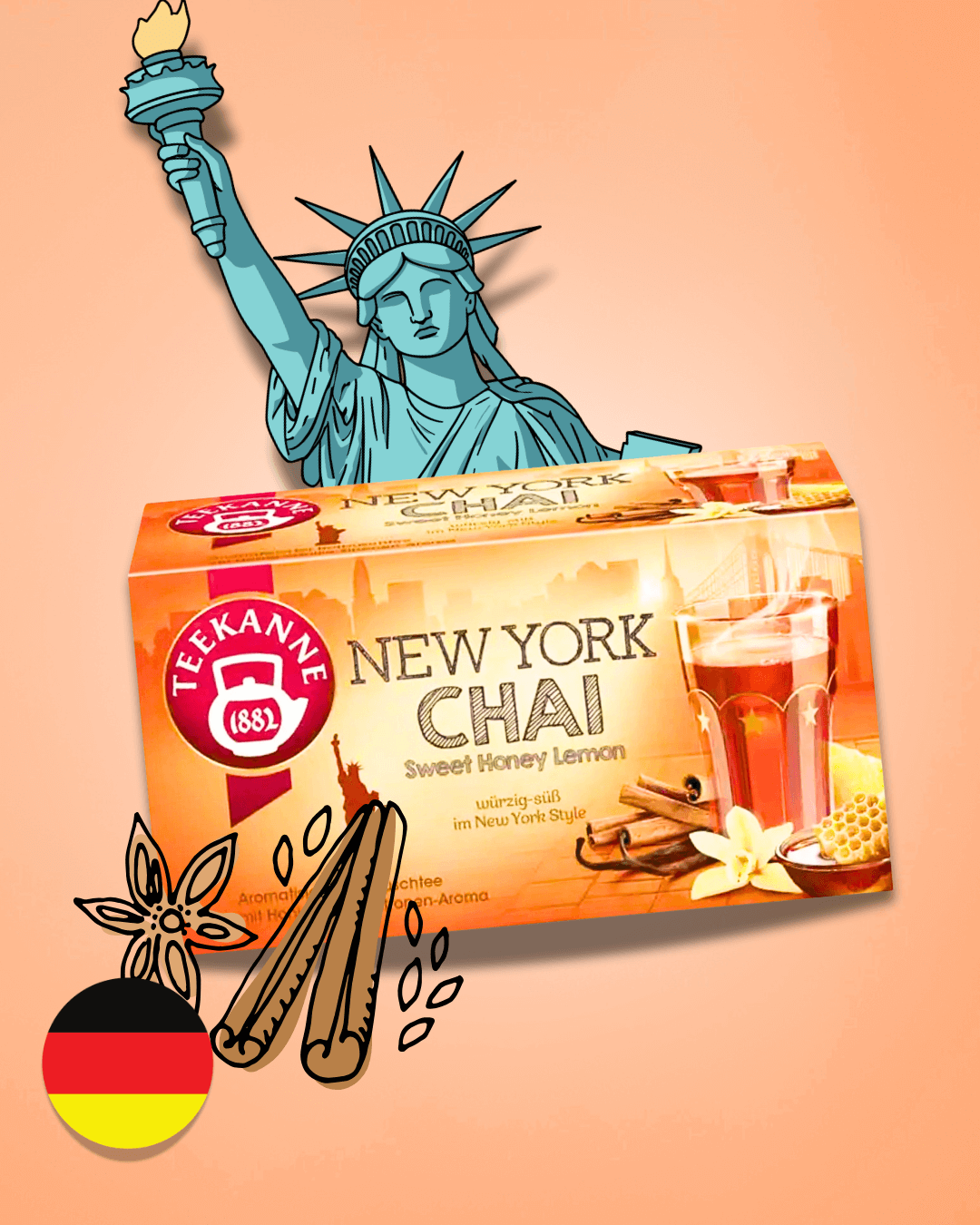 TEEKANNE New York CHAI čaj 35 g