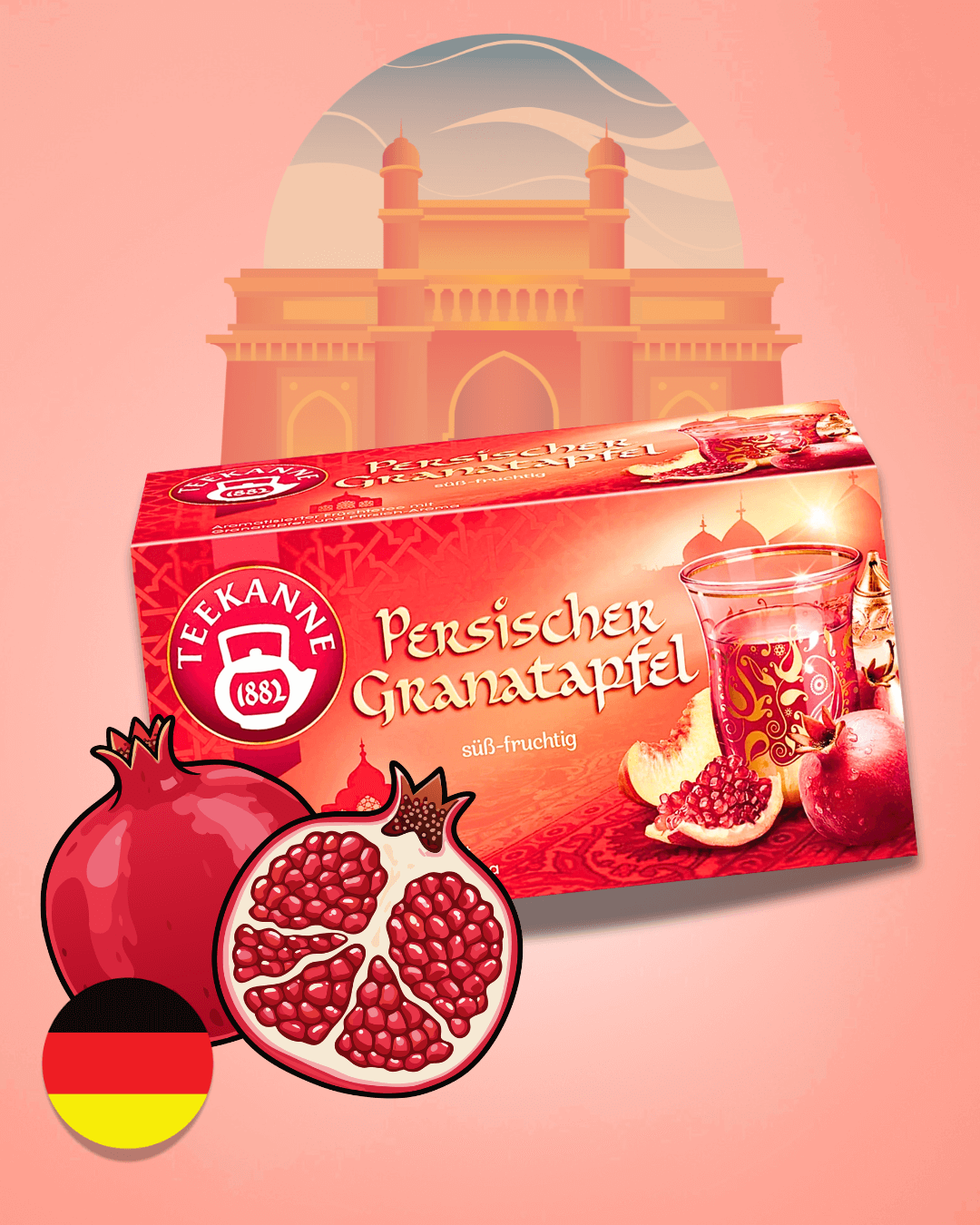 TEEKANNE Perské granátové jablko čaj 45g