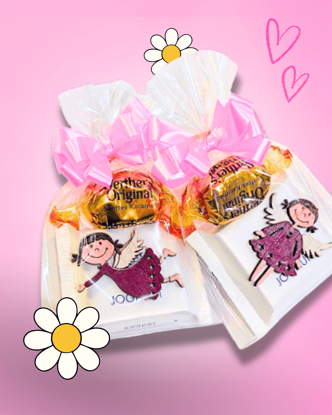 Mini balíček Andělka (růžovo -bílý)