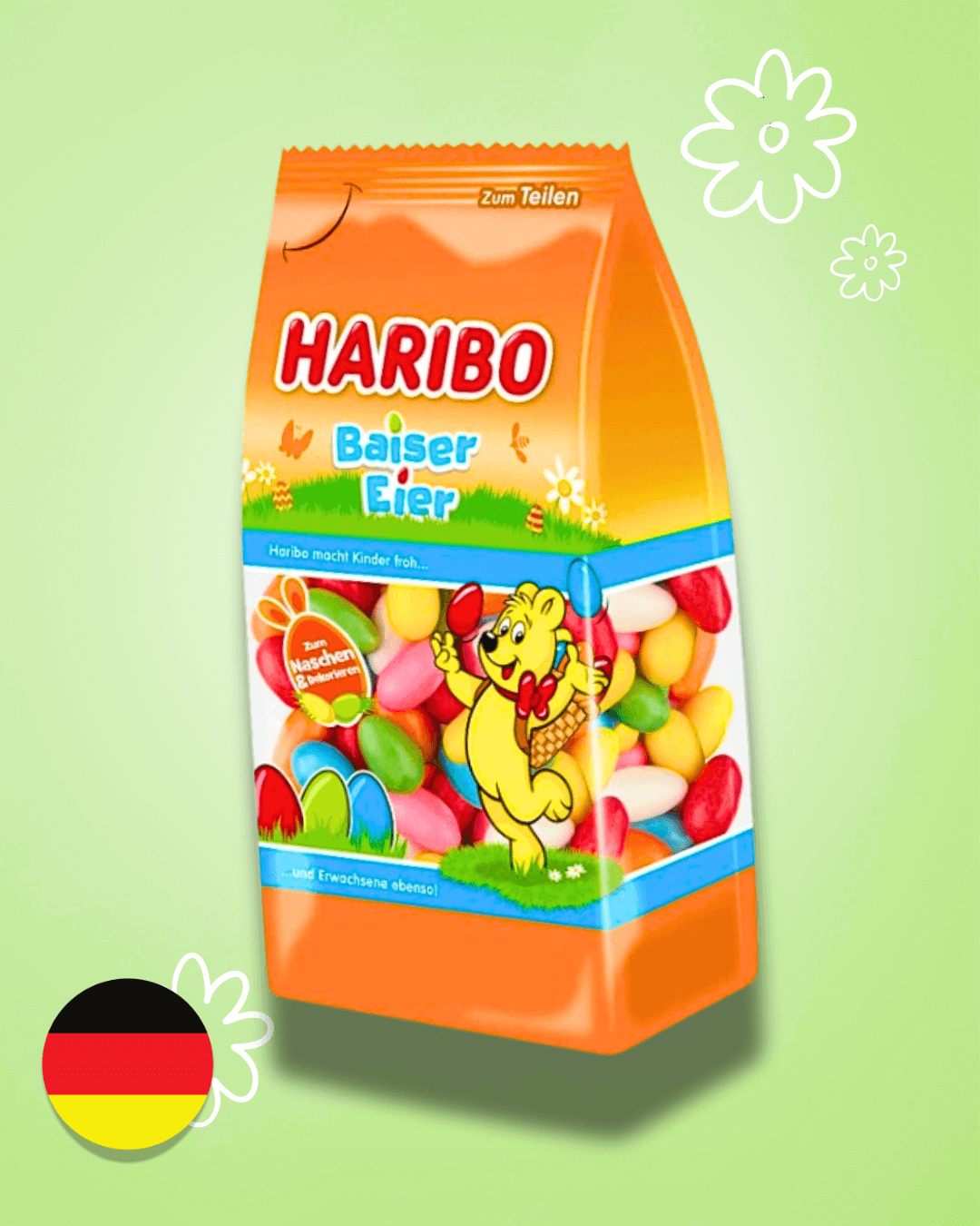 HARIBO Baiser Eier Velikonoční vajíčka 250g
