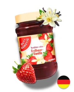 EDEKA G&G Ovocný džem – JAHODA S VANILKOU 450 g