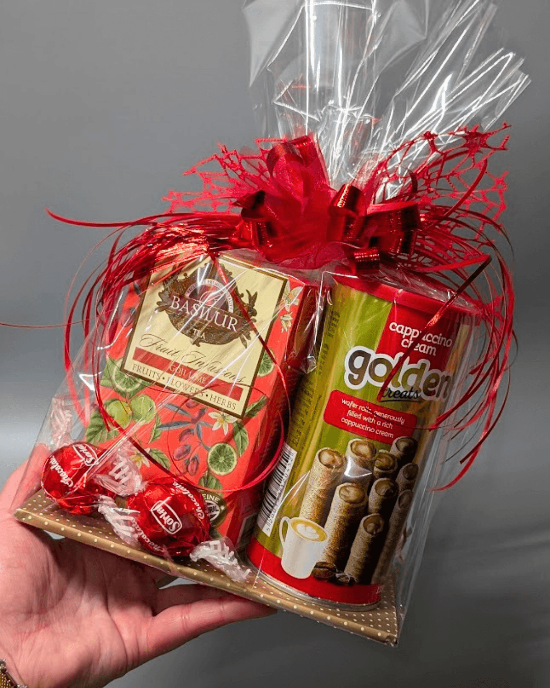Dárkový balíček čaj GOJI LIME s trubičkami ČERVENÝ