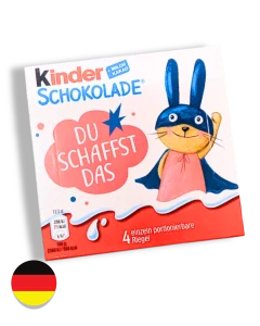 Kinder Riegel čokoládové tyčinky – 4 ks, 50 g