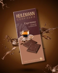 HEILEMANN Hořká čokoláda s kávou 80g